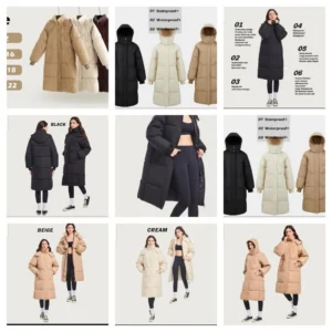 Ladies Puffer Coats 50 Units
